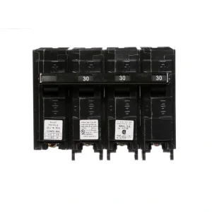 Siemens 30 Amp Three-Pole Type QP Circuit Breaker with 120-Volt Shunt Trip