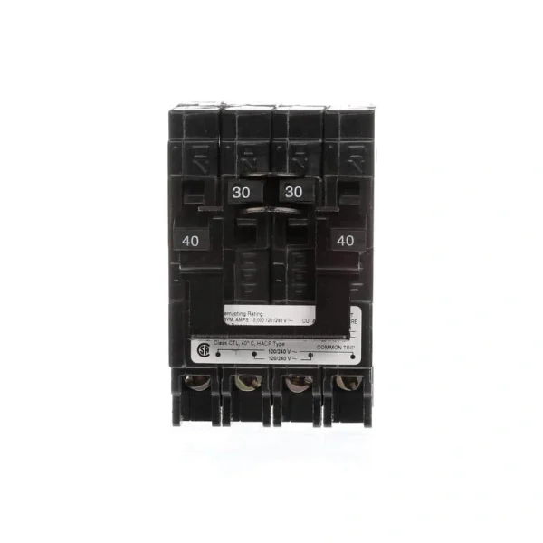 Siemens 40 Amp Double-Pole/30 Amp Double-Pole Circuit Breaker