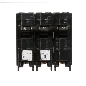 Siemens 50 Amp Three-Pole Type QPH 22kA Circuit Breaker