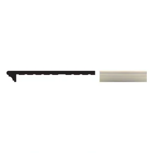 Sill-Rite Standard Classic 7 in. x 48 in. x 1 in. White Vinyl Window Sill