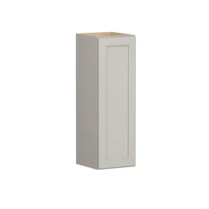 SIMPLY WOODMARK PRO Shaker Full Overlay 12 in. W. x 12 in. D x 36 in. H Plywood Assembled Wall Kitchen Cabinet in Stone Gray