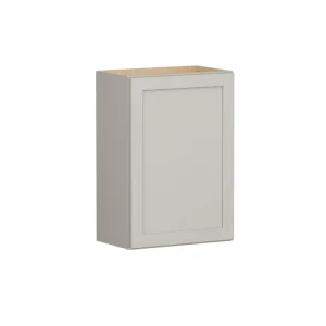 SIMPLY WOODMARK PRO Shaker Full Overlay 21 in. W x 12 in. D x 30 in. H Plywood Assembled Wall Kitchen Cabinet in Stone Gray