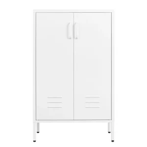 SINOFURN White 25.6-in File Cabinet T726917362