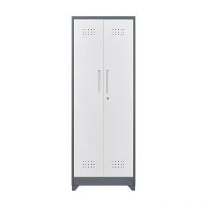 SINOFURN White 3-Shelf Office Cabinet
