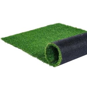 SKYSHALO Artificial Grass 5 ft. x 10 ft. Green Artificial Grass Runner Rug Turf 1.38 in. Door Mat Outdoor Patio Lawn Decoration