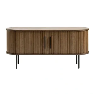 Smoked Oak Contemporary/Modern Wood Media Cabinet T726918841
