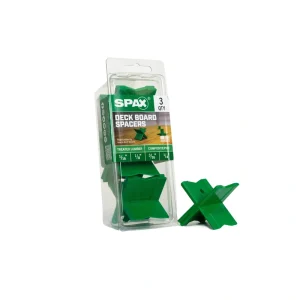 SPAX 2-in x 2-in Deck Spacer Green Plastic Spacer (3-Pack)
