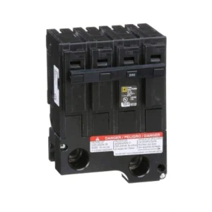 Square D 200 Amp 2-Pole 120-Volt/240-Volt Mini Branch Circuit Breaker Allows Up to Lifetime Warranty
