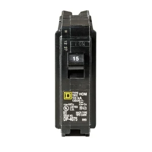 Square D Homeline 15 Amp Single-Pole Circuit Breaker(HOM115CP)