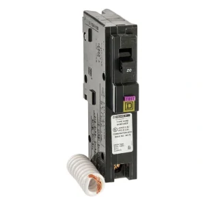 Square D Homeline 20 Amp Single-Pole Dual Function (CAFCI and GFCI) Circuit Breaker (9-pack)