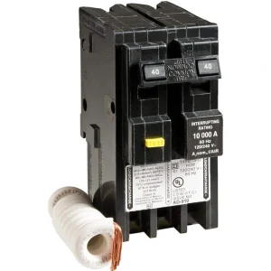 Square D Homeline 40 Amp 2-Pole GFCI Circuit Breaker
