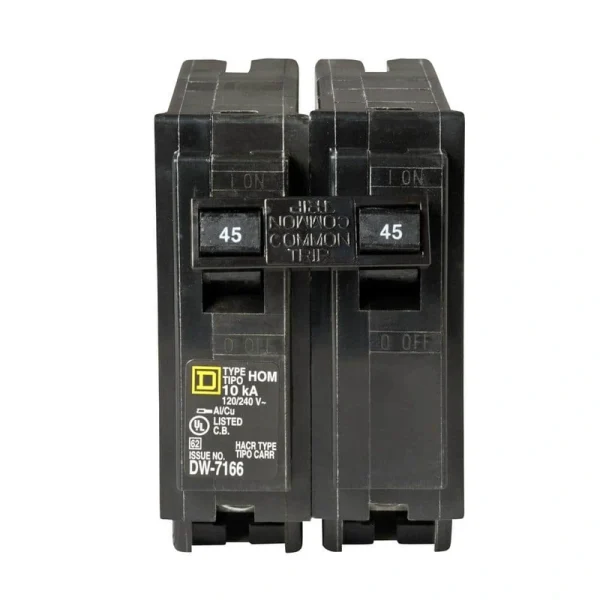 Square D Homeline 45 Amp 2-Pole Circuit Breaker