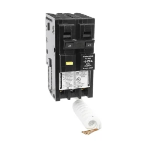 Square D Homeline 45 Amp 2-Pole GFCI Circuit Breaker