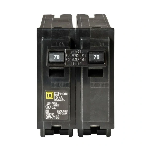 Square D Homeline 70 Amp 2-Pole Circuit Breaker
