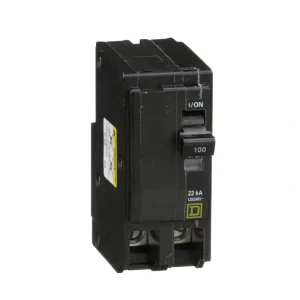 Square D QO 100 Amp 22kA 2-Pole Plug-In Circuit Breaker