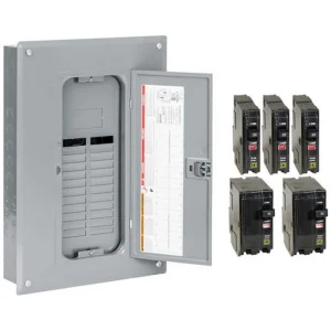 Square D QO 125 Amp 24-Space 24-Circuit Main Lugs Load Center with Cover- Value Pack