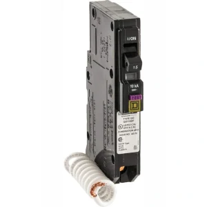 Square D QO 15 Amp Single-Pole Dual Function (CAFCI and GFCI) Circuit Breaker