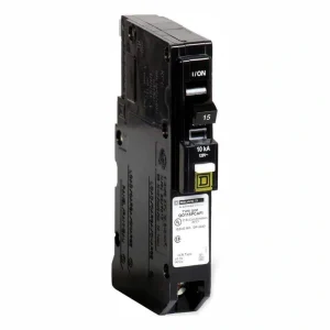 Square D QO 15 Amp Single-Pole Plug-On Neutral Combination Arc Fault Circuit Breaker (6-Pack)