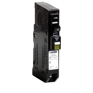 Square D QO 20 Amp Single-Pole Plug-On Neutral Combination Arc Fault Circuit Breaker (12-pack)