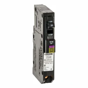 Square D QO 20 Amp Single-Pole Plug-On Neutral Dual Function (CAFCI and GFCI) Circuit Breaker (6-Pack)