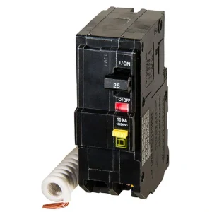 Square D QO 25 Amp 2-Pole GFCI Circuit Breaker