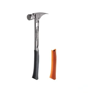 Stiletto 15 oz. TiBone Milled Face with Curved Handle with Orange Replacement Grip (2-Piece)