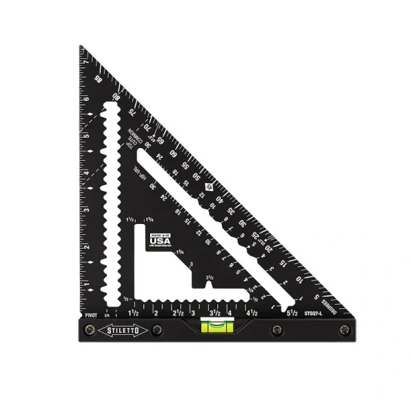 Stiletto 7 in. Carpenter Square with Level