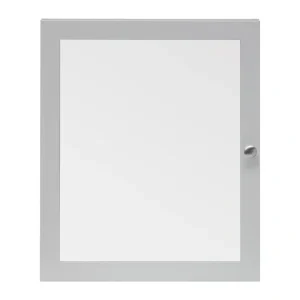 Style Selections 19.63-in x 23.7-in Surface Mount Gray Mirrored Medicine Cabinet
