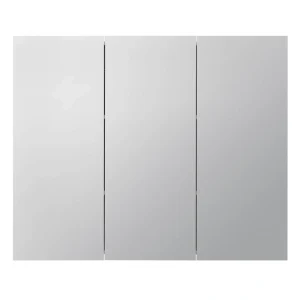 Style Selections 36.25-in x 29.75-in Surface Mount White Mirrored Medicine Cabinet