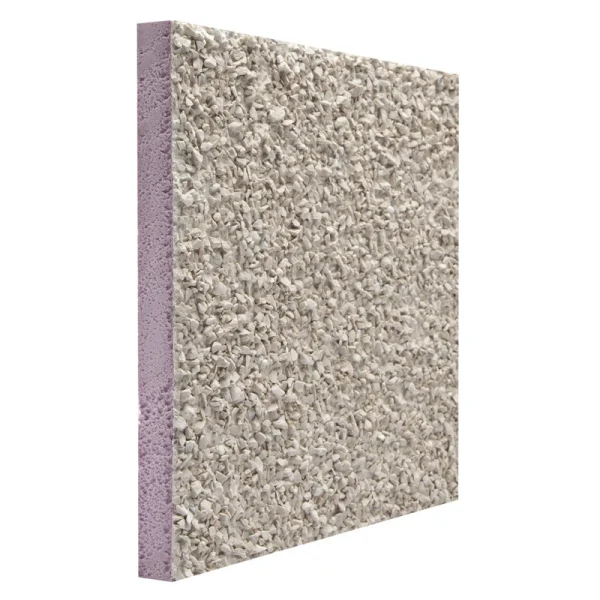 Styro Industries FP Ultra Lite 4′ x 4′ x 1″ Ivory Cream Aggregate Foundation Insulation Panel
