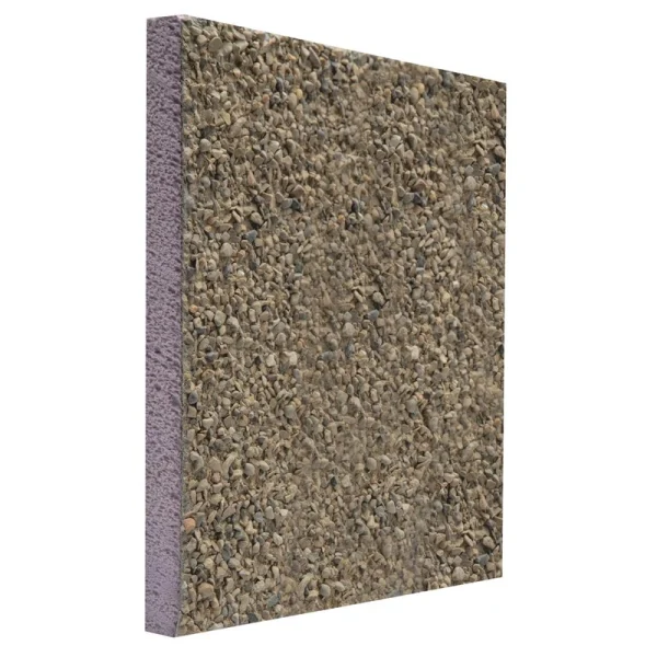 Styro Industries FP Ultra Lite 4′ x 8′ x 1″ Lakestone Aggregate Foundation Insulation Panel