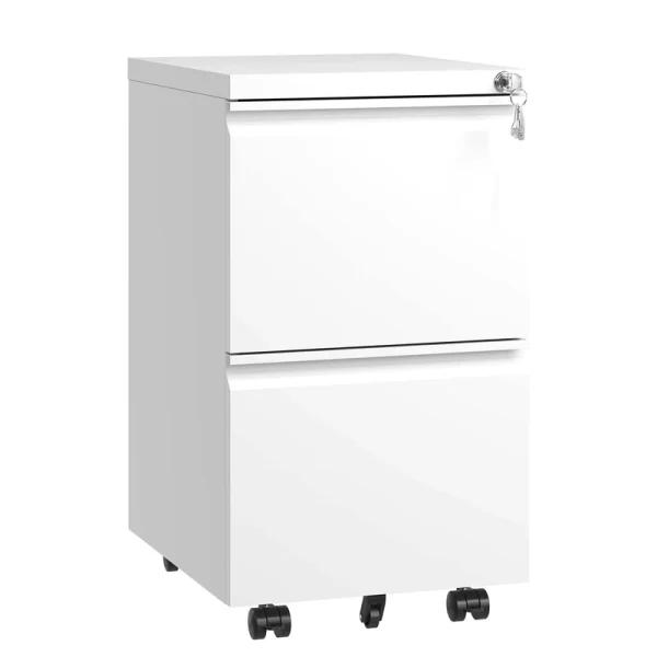 Sumyeg File Cabinet White 2-Drawer 14.69-in File Cabinet