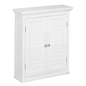 Teamson Home Glancy 20-in x 24-in x 7-in White Bathroom Wall Cabinet