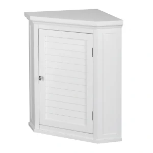 Teamson Home Glancy 22.5-in x 24-in x 15-in White Bathroom Wall Cabinet