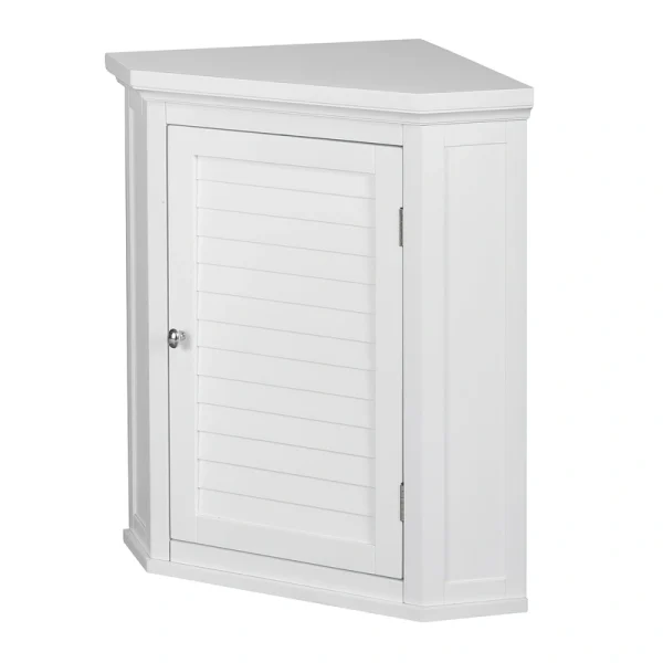 Teamson Home Glancy 22.5-in x 24-in x 15-in White Bathroom Wall Cabinet