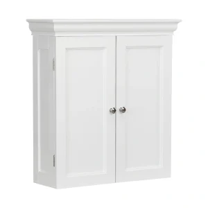 Teamson Home Stratford 22.25-in x 24-in x 8-in White Bathroom Wall Cabinet