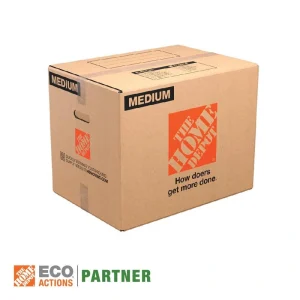 The Home Depot 21 in. L x 15 in. W x 16 in. D Medium Moving Box with Handles (20-Pack)