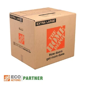 The Home Depot 24 in. L x 20 in. W x 21 in. D Extra-Large Moving Box with Handles (10-Pack)