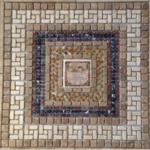 TILEZE Vecchio Mondo Chardonnay Summer 20 x 20 Marble Mosaic Tile