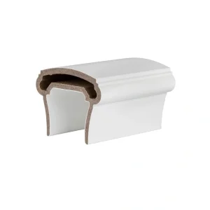 TimberTech Classic Composite Trademark 5.-ft L x 3.5-in W x 2.-in H White Composite Deck Rail T726915613