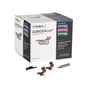 TimberTech CONCEALoc 1.625-in Matte Brown Hidden Deck Fastener 100-sq ft (175-Pack)