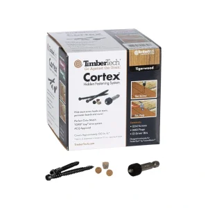 TimberTech Cortex Legacy 2.5-in Tigerwood Hidden Deck Fastener 100-sq ft (224-Pack)