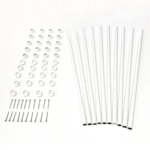 TITAN BUILDING PRODUCTS 3/4-in x 32-in Snap’n Lock Balusters White Aluminum Round Deck Baluster (10-Pack)