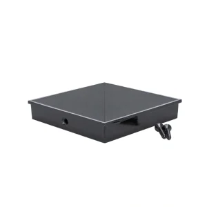 TITAN BUILDING PRODUCTS 4-in x 4-in Post caps Black Aluminum Deck Post Cap