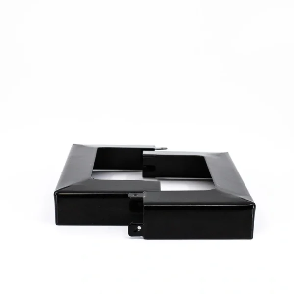 TITAN BUILDING PRODUCTS 4-in x 4-in Powder Coated Black Metal Deck Post Base Trim