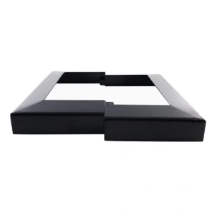 TITAN BUILDING PRODUCTS 6-in x 6-in Black Metal Deck Post Base Trim