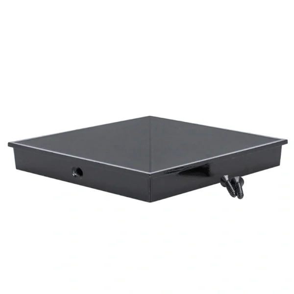 TITAN BUILDING PRODUCTS 6-in x 6-in Post caps Black Aluminum Deck Post Cap