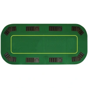 Trademark Deluxe 80 in. Texas Holdem Folding Poker Tabletop