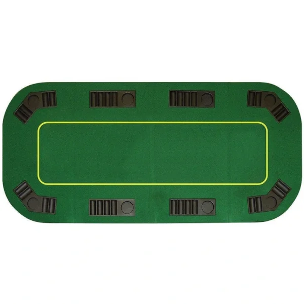 Trademark Deluxe 80 in. Texas Holdem Folding Poker Tabletop