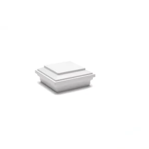 Trex 4-in x 4-in Enhance Classic White Composite Deck Post Cap T726916281